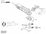 Bosch 3 601 G95 300 Gws 15-125 Cipx Angle Grinder 230 V / Eu Spare Parts